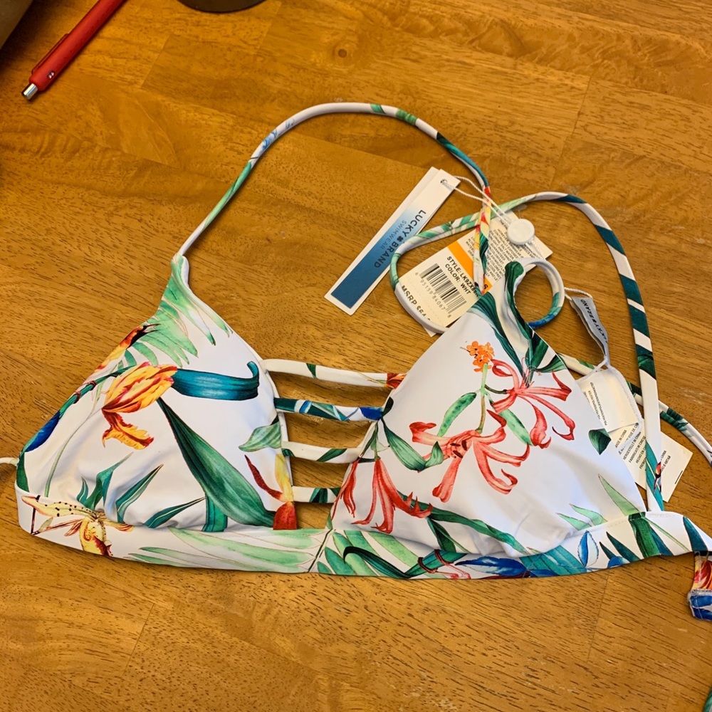 Lucky Brand NWT small bikini top